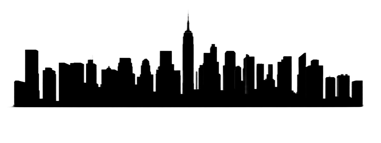 NYC skyline silhouette