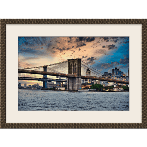 BROOKLYNE AND WILLIAMBURG BRIDGE