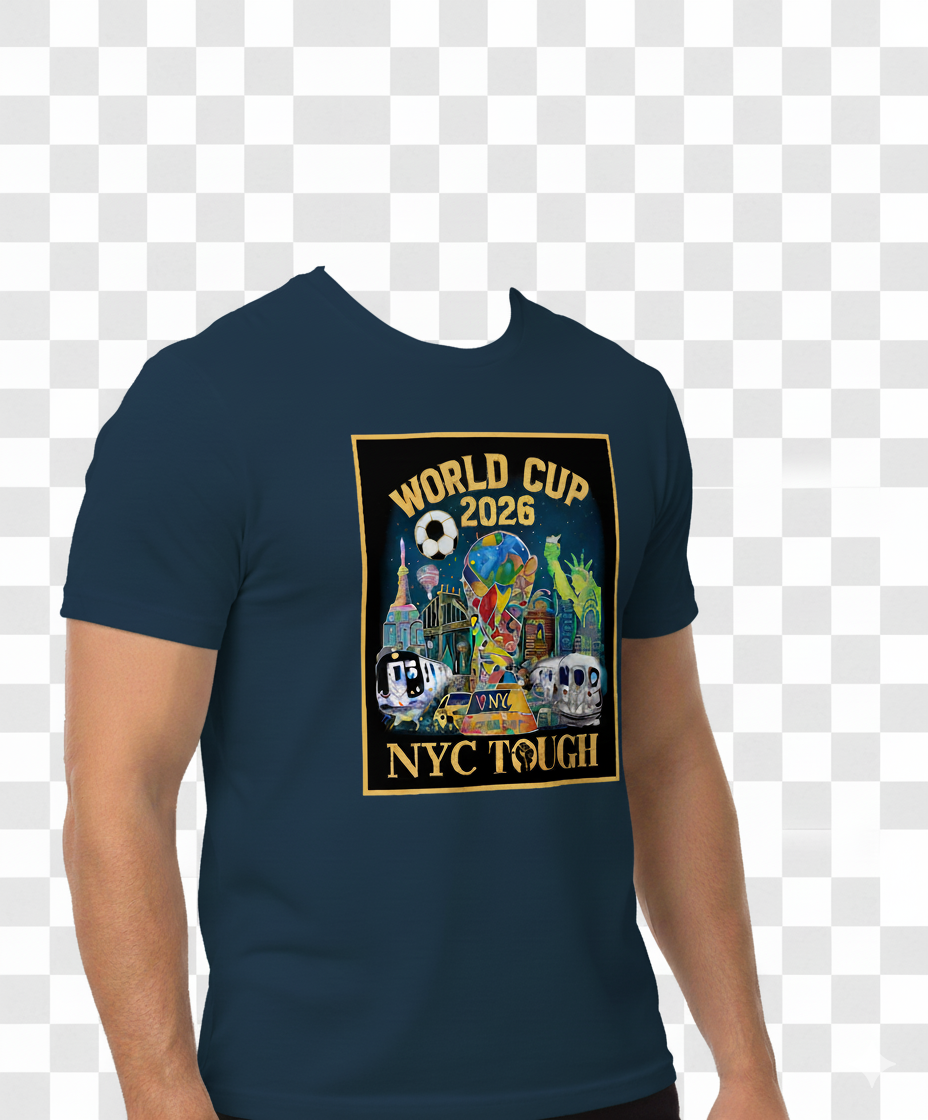 NYC Tough World Cup 2026 Skyline Trophy T-Shirt - Image 6