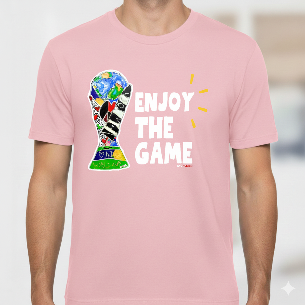 Enjoy the Game World Cup Trophy T-Shirt - Image 4