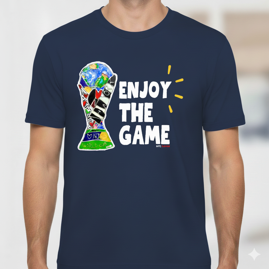 Enjoy the Game World Cup Trophy T-Shirt - Image 5