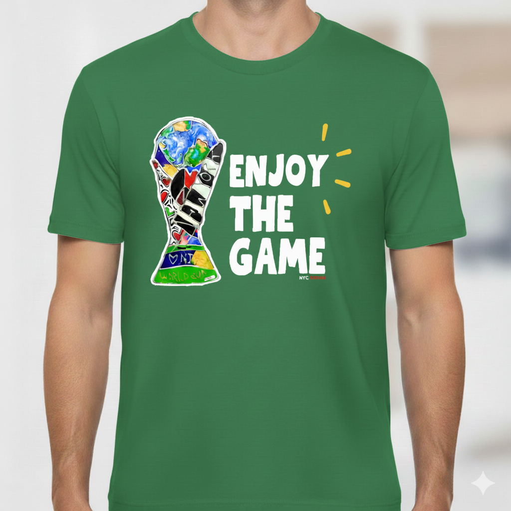 Enjoy the Game World Cup Trophy T-Shirt - Image 6