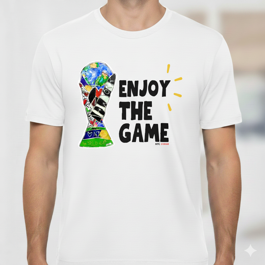 Enjoy the Game World Cup Trophy T-Shirt - Image 2