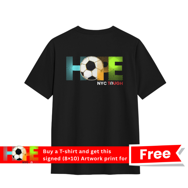 HOPE with Soccer Ball – Gradient Colors