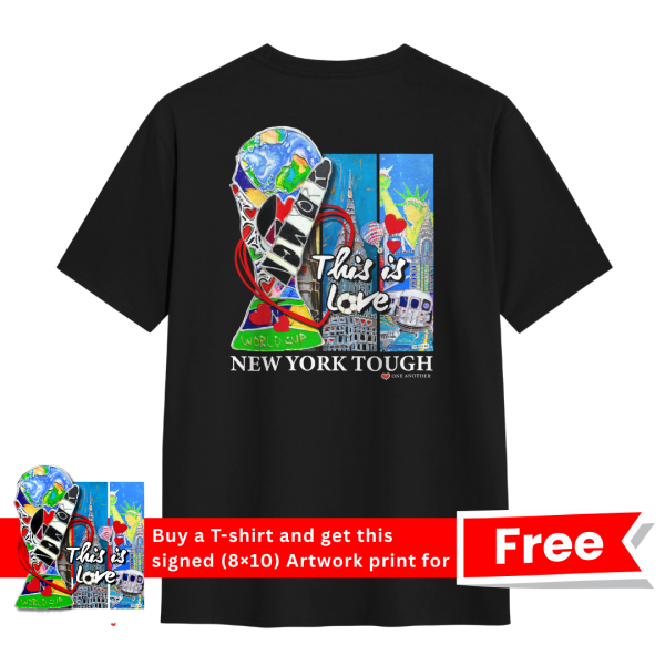NYC Tough World Cup Love Art T-Shirt