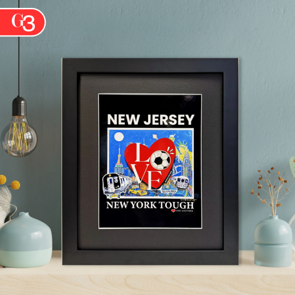 New Jersey Love Soccer Cityscape