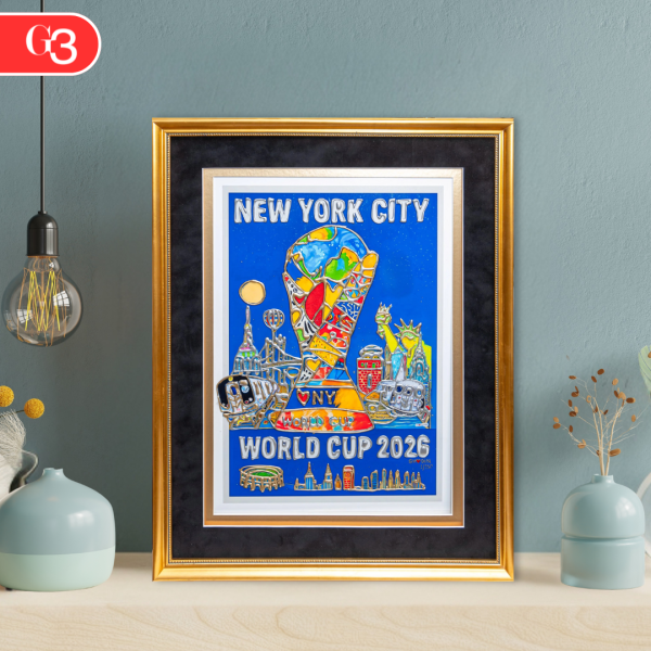 World Cup 2026 – NYC Skyline & Trophy