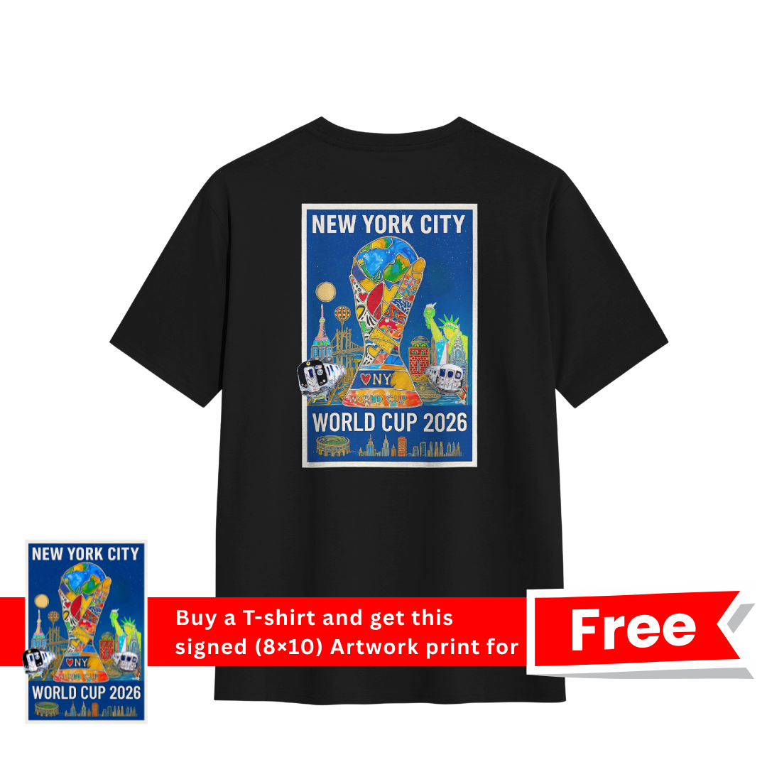 World Cup 2026 – NYC Skyline & Trophy