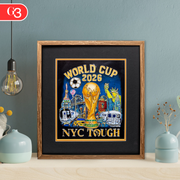 World Cup 2026 – NYC Tough, Yellow Border with Taxi & Subway